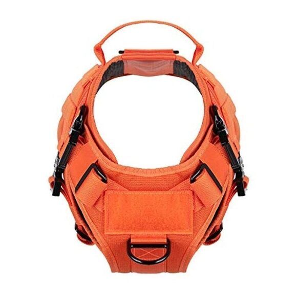 Orange Tactical Dog Harness Service‎ Dog New - Picture 5 of 6